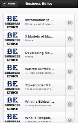 Business Ethics Screenshot 0