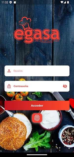 Menú Egasa Screenshot 2