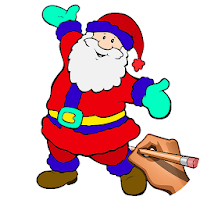 Learn to Draw Christmas - Draw & Color Book Pages