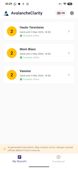 AvalancheClarity Screenshot 0