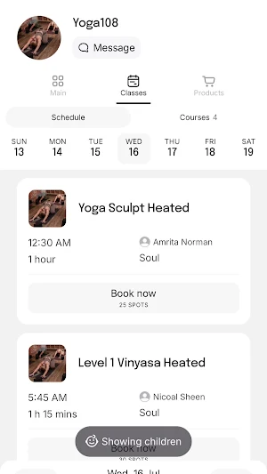 Yoga108 Screenshot 2