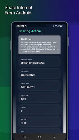 Hotspot Link Manager Screenshot 1