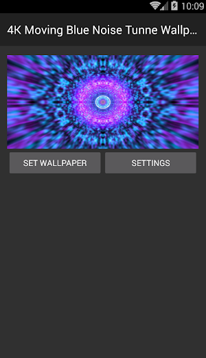 4K Moving Blue Noise Tunne Wal Screenshot 3