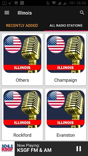 Illinois Radio Stations - USA Screenshot 2