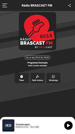 Rádio Brascast FM Screenshot 0