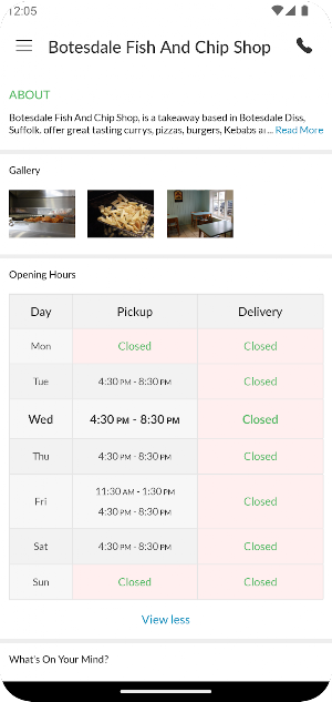 Botesdale Fish And Chip Shop Screenshot 0