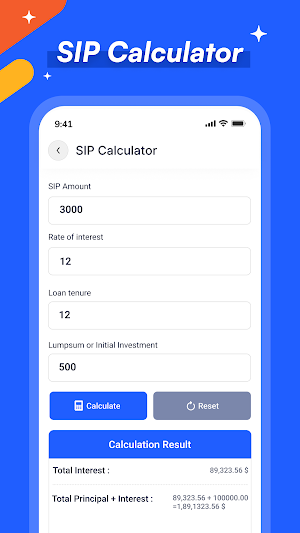EMI Calculator Screenshot 1