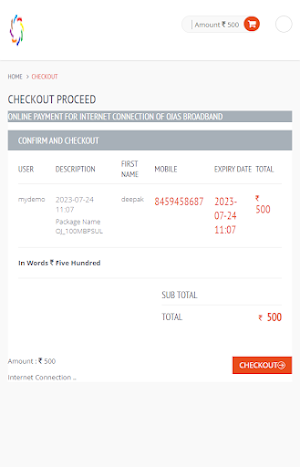 VMO Broadband NetPay Screenshot 2