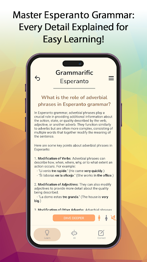 Grammarific: Esperanto Grammar Screenshot 3