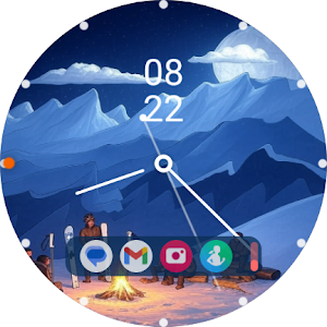 Minimal Winter Watch Face Screenshot 3