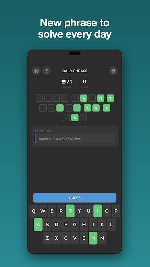 WordPrix - Daily Word Game Screenshot 1