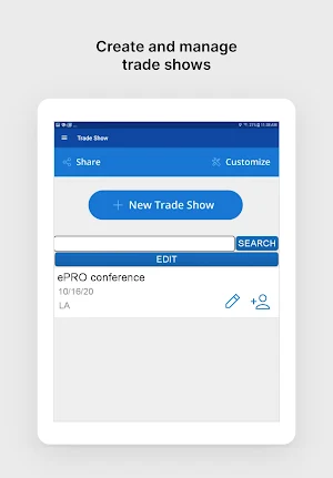 Trade Show Lead Collection Screenshot 0