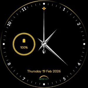 Minimalist Aura Watch Face Screenshot 1