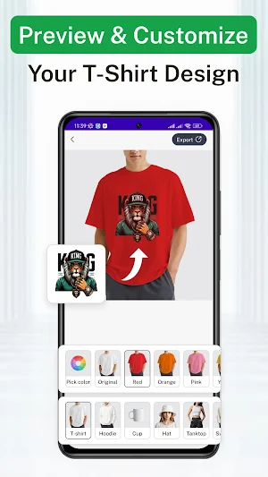 T Shirt Design Mockup Maker Screenshot 1