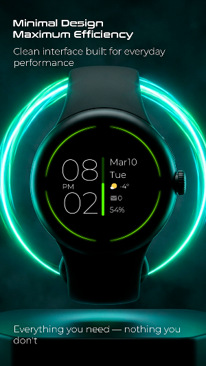 SXZ Minimalistic Watch face Screenshot 2