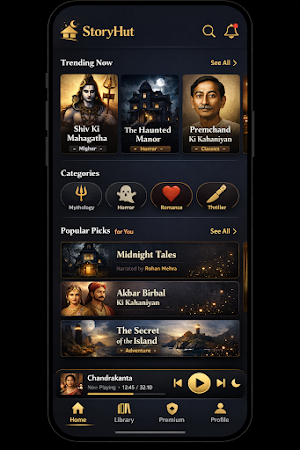StoryHut: Audiobooks & Stories Screenshot 1