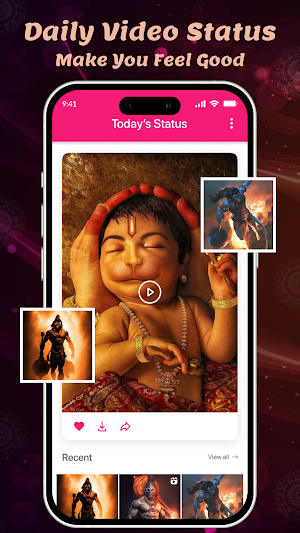 Hanuman Video Status Screenshot 1