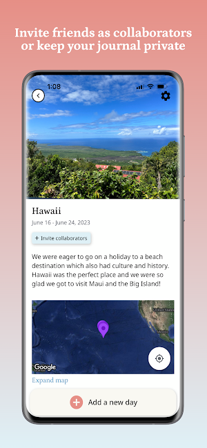 Trailory - Photo Journal Screenshot 1