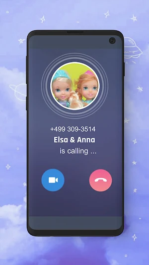 elsa & anna fake call and chat Screenshot 2