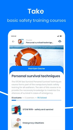 Sea Sector – Maritime Courses for Sailors Screenshot 1