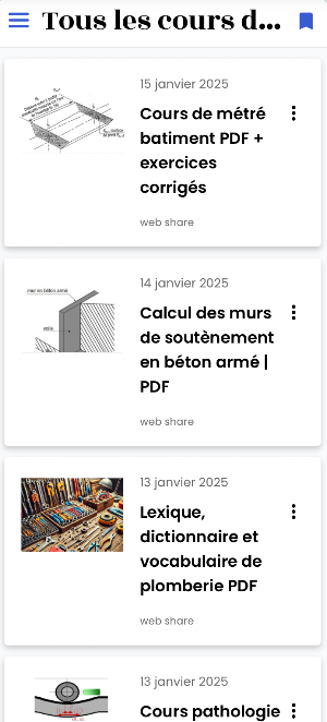 Cours génie civil 2 Screenshot 2