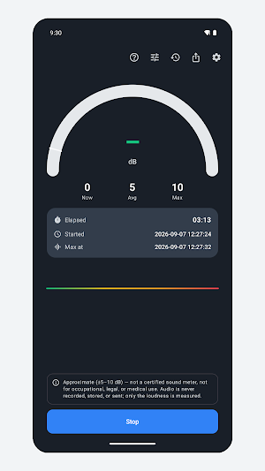 Sound Meter: dB Noise Level Screenshot 0