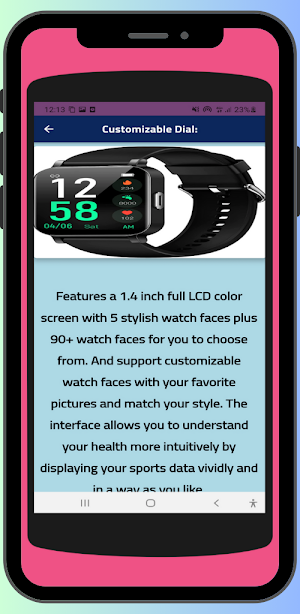 EURANS Smart Watch guide Screenshot 1
