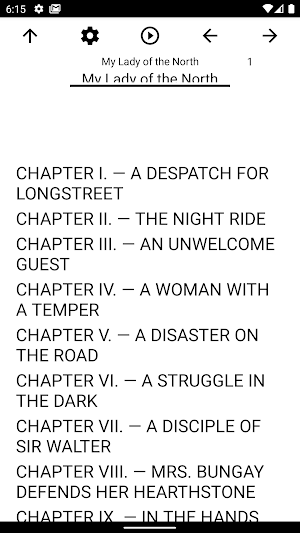 Book, My Lady of the North Screenshot 0