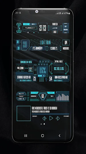Hacker KWGT Screenshot 0