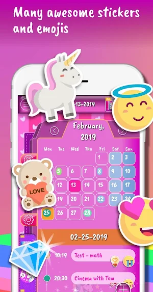 Unicorn Calendar Screenshot 0