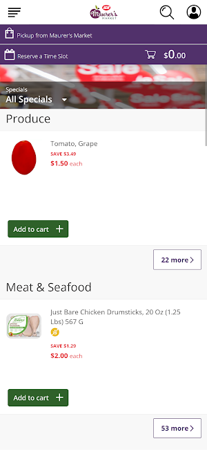 Maurers Market Wisconsin Dells Screenshot 1