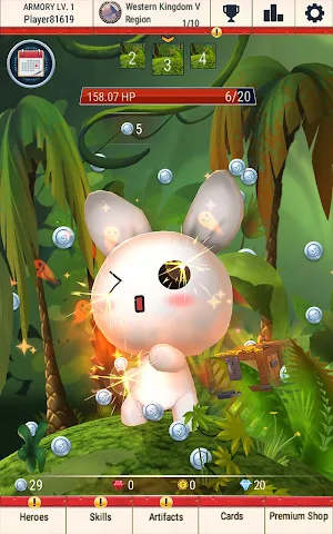 Angry Bears Clicker: Idle RPG & Tap Hero Adventure Screenshot 2