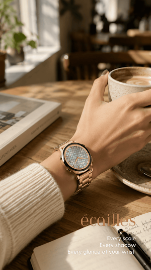 ÉCAILLES - Elegant Watch Face Screenshot 1