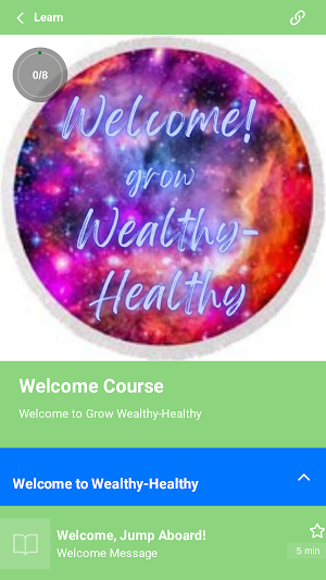 Grow Wealthy-Healthy Screenshot 2