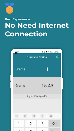 Grams to Grains Converter Screenshot 1