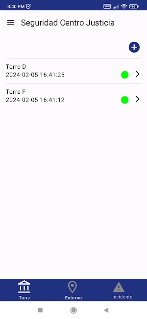 Seguridad Centro de Justicia Screenshot 2