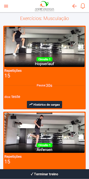 Treinos Corpo Ativo Screenshot 2