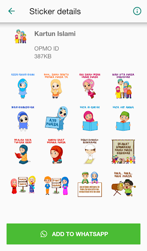 Kartun Ucapan Ramadhan WA | Sticker Screenshot 3