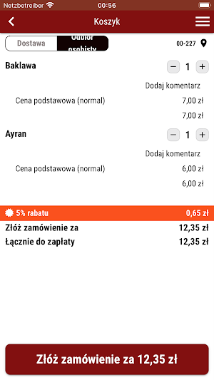 Warszawski Kebab & Grill Screenshot 1