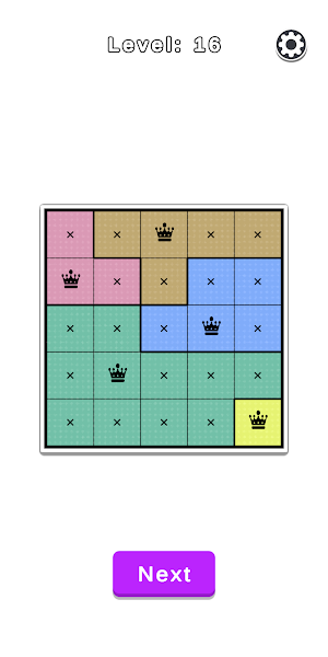 8 Queens Puzzle - Offline Game Screenshot 2