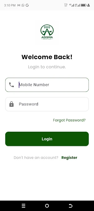 ADISMA DATA PLAN Screenshot 1