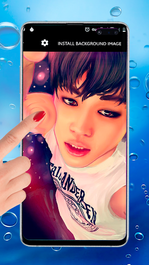 Bts Cute Kpop Idol Music Live Wallpaper Screenshot 3