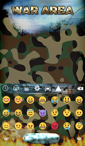 War Area Animated Keyboard + L Screenshot 3