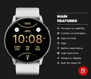 Sporty Beauty Sand Watch Face Screenshot 1