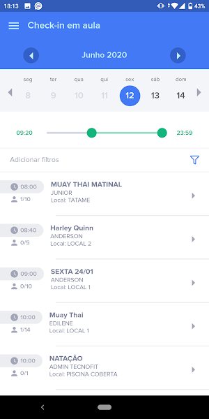 Tecnofit Screenshot 1