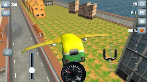 Flying Tuk Tuk Auto Rickshaw Screenshot 2