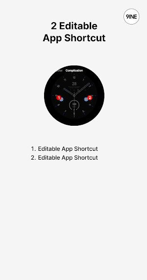 NW092 Darkness: Watch face Screenshot 3