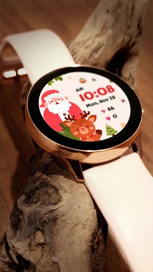 Moepaw Christmas Watch Face 02 Screenshot 2