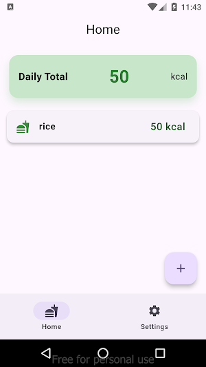 Calorie Counter Screenshot 2