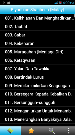 Riyad us Saliheen (Melayu) Screenshot 0
